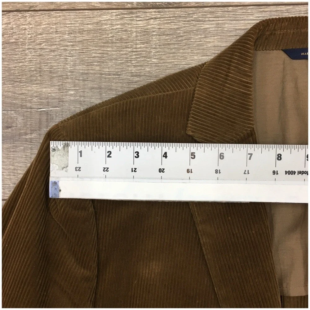 BROOKS BROTHERS Mens Corduroy Blazer Sport Coat Casual Jacket 44L Suit (SPOTS)
